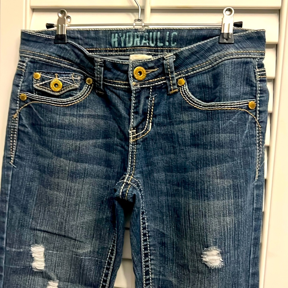 Hydraulic Women’s capri blue jeans
